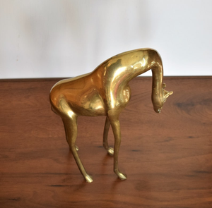 Elegante Escultura de Jirafa de Latón, Figura de Animal en Movimiento, Estatua de Metal Hecha a Mano, Decoración de Lujo para el Hogar, Adorno de Mesa - Product Image 5