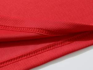 Ensemble de maillots de football en polyester rouge avec short noir, tenue de football pour adultes, équipement sportif personnalisé OEM - Product Image 4