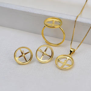 Ensemble bague ouverte et pendentif en argent S925 avec finition marbrée, accessoires de perles DIY, 1422 trouvailles et composants de bijoux, plateau - Product Image 1