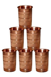 Vaso de Cobre Atemporal que Ofrece una Durabilidad Excepcional, un Acabado Hermoso y Beneficios Saludables para la Bebida, para Cada Miembro de la Familia - Product Image 1