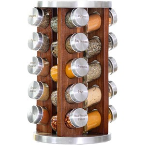 Handcrafted <b>Pine</b> Wood Spice Rack 4-<b>Shelf</b> Kitchen Organizer Wholesale - Product Image 2