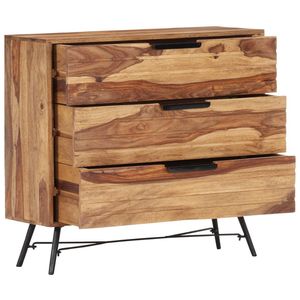 Buffet en bois de Sesham massif 31.5 "x 11.8" x 29.5" - Product Image 3