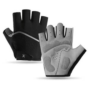 Gants de cyclisme mi-doigts antidérapants avec rembourrage doux, respirants et légers, compatibles écran tactile, unisexe pour le cyclisme - Product Image 1