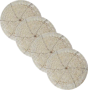 Needlework Embroidery <b>Beaded</b> Table <b>Coaster</b> for Tabletop and Kitchen Home Decor Mat Top Quality Product at Very Low Price - Product Image 4