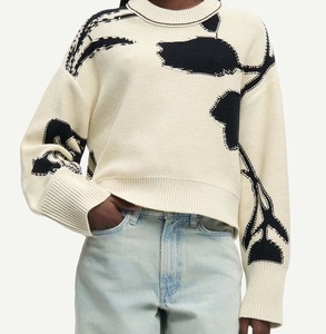 Minimalist <b>Women's</b> Knit Sweater - Slimming Fit Winter Pullover - High Elasticity Soft Ladies <b>Long</b> Sleeve <b>Jumper</b> Breathable - Product Image 4