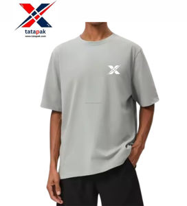 2025 New Arrival Men's Customized Digital Printing T-Shirts with Canvas Fabric Breathable & Comfortable Polyester/Cotton - Product Image 4