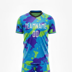 Soccer Jersey Set Custom Team Uniform Breathable Quick Dry Fabric Professional Match Training Sportswear Kit - Product Image 2