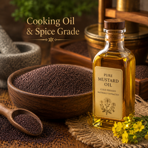 Graines de moutarde brune biologiques |   Rai sans pesticide de qualité supérieure pour l'huile de cuisson et les épices, qualité export, emballage frais, utilisation quotidienne - Product Image 5