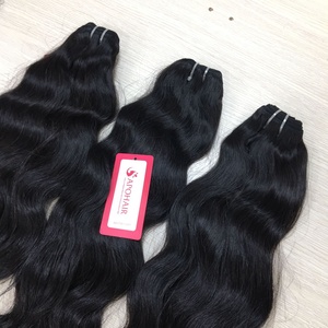 ผมแท้แบบไม่พันกัน1B ไม่หลุดร่วงผมมนุษย์แต่งหนังกำพร้า - Product Image 4