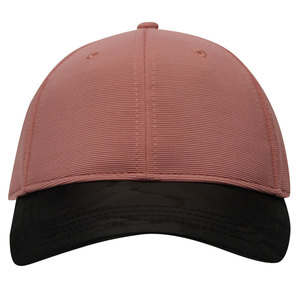 Gorra de Béisbol de Malla Rosa Oscuro, 6 Paneles, Color Sólido, Visera en Contraste, Unisex, Estilo Deportivo Informal, Bordado Personalizado, Ajustada, Talla Adulto - Product Image 5