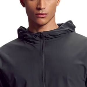 Wholesale <b>Mens</b> Performance Windbreaker <b>Jacket</b> <b>Lightweight</b> Breathable Running Sportswear Outdoor Full Zip Custom Clothing - Product Image 3