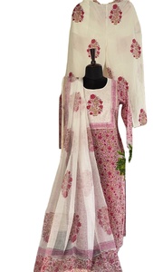 สินค้ามาใหม่ แบรนด์ RN ชุดสัลวาร์ คามีซ ผ้าฝ้ายแท้ พิมพ์ลายสวยงาม ชุดเสื้อ-กางเกง-ผ้าคลุมไหล่ แห้งเร็ว เหมาะสำหรับฤดูร้อนและฤดูใบไม้ผลิ คุณภาพหรูหรา ราคาขายส่ง - Product Image 3