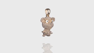 Stunning <b>Solid</b> <b>Silver</b> Plated Luxury Diamond Pendant <b>Necklace</b> for Unisex with Elegant Design for Engagement Wedding & Anniversary - Product Image 5