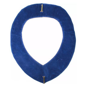 Nouveau Col de Collégiale Maçonnique Brodé Argenté de Qualité Supérieure, Broderie Personnalisée, Sur Mesure, Col de Collégiale 2026 - Product Image 4