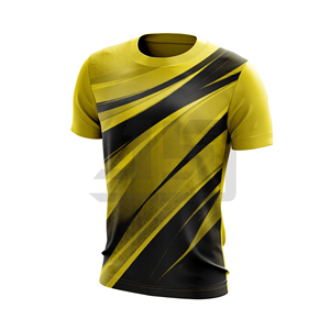 Camiseta de Manga Corta con Cuello Redondo para Hombre, Tejido Grueso con Estampado Tie-Dye, Estilo Normcore Minimalista, Spandex/Poliéster, Corte Regular, Casual - Product Image 2