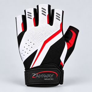 Top Selling Cycling Gloves Durable Fabric Comfortable Fit Breathable Design Anti Slip Grip Shock Absorbing Palm For Cycling - Product Image 5