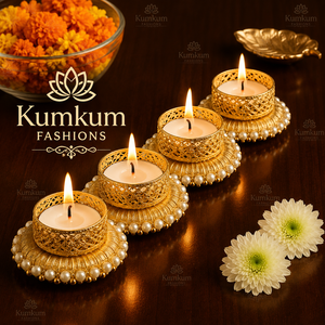Hot Selling Indian Handmade metal Tealight Candle Holder Diwali Wedding Ganesha Festive Temple Home Decor Return Gift Favors - Product Image 2