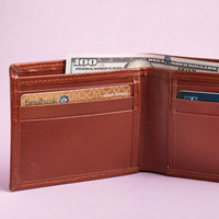 Dompet Mini Kulit Asli Penjepit Kartu Desainer untuk Pria & Wanita - Dompet Universal Mewah Cappello Industries