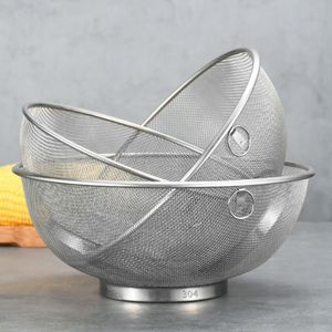 Base Resistente que Evita la Oscilación Durante el Enjuague/Escurrido, Colador de Acero Inoxidable Soporta Cargas Pesadas, Apto para Lavavajillas y Horno - Product Image 4