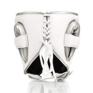 Venta Directa de Fábrica, Protector de Cabeza de Boxeo de Primera Calidad, Doble Anillo, Doble Logotipo Bordado Personalizado, Cuero PU, Precio OEM Disponible - Product Image 2