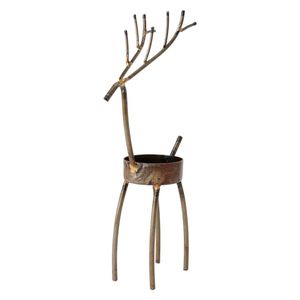 Top Trending Metal Iron Nordic Gold Reindeer Metal Candle Holder Decorative <b>Tea</b> Light <b>Stand</b> Customized Size Shape - Product Image 1