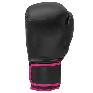 Guantes de Boxeo Profesionales para Hombre, de Cuero Genuino, Personalizables, Color Morado y Negro, Duraderos, Transpirables, de Alta Calidad, Diseño Edoor - Product Image 2