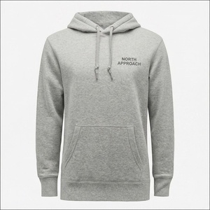 Hoodie surdimensionné élégant pour homme, design vintage délavé avec poche avant, confortable, personnalisable pour l'hiver. - Product Image 5