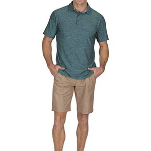 Wholesale High Quality <b>Button</b> Closure Breathable Casual Polo <b>Shirts</b> with Custom Logo Front <b>Half</b> Sleeve for Men Polo <b>Shirt</b> - Product Image 1