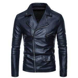 <b>Men</b> Premium Genuine Leather <b>Jacket</b> Western Style Soft Zip Front Casual Regular Fit Durable Outdoor Outerwear - Product Image 2