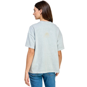 Camiseta lisa al por mayor de 300GSM con lavado ácido, 100% algodón, camiseta de peso pesado para chicas, camiseta personalizada en blanco, precio económico. - Product Image 1