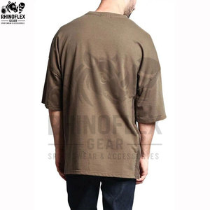 เสื้อยืดโอเวอร์ไซส์หนานุ่มทรงหลวม เสื้อหนา น้ำหนัก 280 กรัม ผ้าฝ้าย 100% เสื้อยืดเปล่าสำหรับผู้ชาย รับสกรีนโลโก้ตามสั่ง - Product Image 4