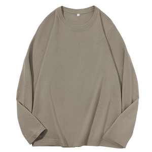 Camiseta extragrande de manga larga para hombre, 100% algodón, de corte holgado, nuevo diseño, personalizada, en oferta. - Product Image 5