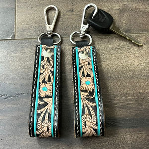 สายโซ่คล้องข้อมือหนังวัวแท้สำหรับผู้หญิงพวงกุญแจโลหะหนังวัวแท้สำหรับผู้หญิงขายดี2025 - Product Image 4