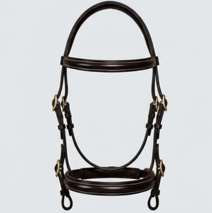Brida para Caballo Rub International 7860B Ligera de PU con Cómoda Correa de Frente de Diseño Patentado, Tamaño Personalizable y Empaque Personalizado - Product Image 1