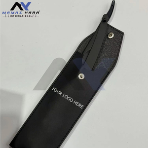 Professional Mens Beauty Straight Edge Razor with Black <b>Slide</b> Lock Eyebrow Shavette & Barber Shaving Razor for Salon Grooming - Product Image 3