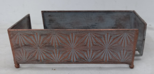 Porte-serviettes décoratif en métal artisanal classique, découpe géométrique en fer, pour table de salle à manger, cuisine, restaurant, café, hôtel - Product Image 3