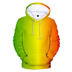 เสื้อฮู้ดผู้ชายไล่เฉดสี ทรงปกติ ผ้าถักโพลีเอสเตอร์ สวมใส่สบาย มีกระเป๋า ระบายอากาศได้ดี เหมาะสำหรับใส่ในฤดูใบไม้ผลิ - Product Image 3