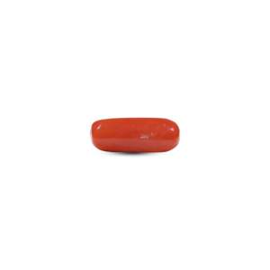 Loose 6.55 Carat Red Coral Oval Cut AA Quality Gemstone for Fine Jewelry - Product Image 2