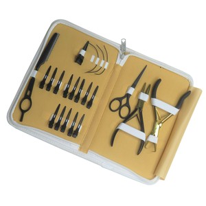 Kit de pinces à extensions capillaires en acier inoxydable avec logo personnalisé - Haute qualité, tendance, usage commercial, ensemble d'installation et de retrait - Product Image 4