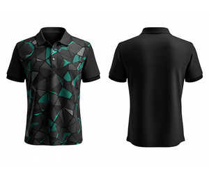 Polo de Sublimación Completa con Tecnología de Tejido Antipilling para Hombres, Mujeres y Jóvenes, de Secado Rápido y Ajuste Activo - Product Image 4