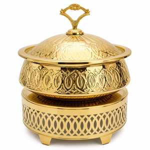 Classic Durable Stainless Steel Chafing Dish <b>Buffet</b> Food Server Steam Heating Catering <b>Warmer</b> for Hotel Restaurant All Stoves - Product Image 1
