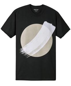 เสื้อยืดคอกลมแขนสั้นลำลองสำหรับผู้ชาย, ผ้าฝ้าย100% สีดำด้านหน้าพิมพ์โลโก้โพลีเอสเตอร์/ ผ้าฝ้ายผสม - Product Image 2