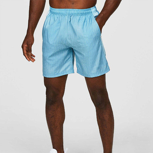 Shorts de sport décontractés pour hommes, respirants, séchage rapide, taille élastique non tissée, service OEM personnalisé, motif uni pour adultes et garçons - Product Image 2