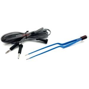 Pinzas Bipolares Tipo Bayoneta, Acero Inoxidable Alemán, Aisladas, Reutilizables, Cable de Silicona, Certificación CE ISO, Calidad Excepcional - Product Image 1