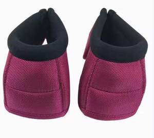 Oferta Especial: Botas de Neopreno Ajustables para Caballos con Correa Cruzada Delantera y Trasera para Protección de Tendones en Carreras - Product Image 2