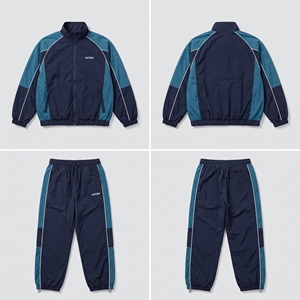 Unisex Vintage Windbreaker <b>Tracksuit</b> Set <b>90s</b> Style Color Block Custom Manufacturer - Product Image 6