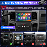 Tableau de bord 9 pouces Android 12 IPS écran tactile multimédia voiture Audio Auto stéréo autoradio lecteur pour Dodge RAM 2013-2018