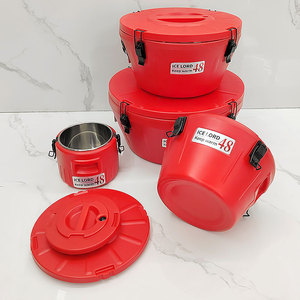 Ensemble de 4 récipients isothermes ronds pour aliments, 6L, 20L, 40L, <span class=keywords><strong>60L</strong></span>, pour la conservation de la fraîcheur et la distribution alimentaire en gros - Product Image 4