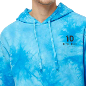 Sweat à capuche unisexe mi-lourd tie-dye en coton, style mode, pour hommes et femmes, vêtements décontractés, fournisseur en gros - Product Image 3