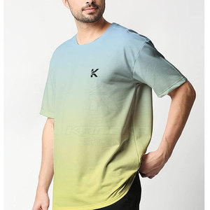 เสื้อยืดโอเวอร์ไซส์ทรงโปรสไตล์สำหรับผู้ชาย ทรงปกติ สตรีทแวร์ ผลิตจากผ้าฝ้ายพรีเมียม 100% ระบายอากาศได้ดี แห้งเร็ว สวมใส่สบาย เหมาะสำหรับทุกวัน - Product Image 2
